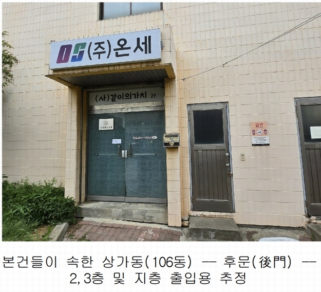 2025타경500 충청남도 천안시 서북구 천흥4길 6-1, 성거백승아파트단지내상가 106동 3층 301호외2개호 근린상가 경매 이미지