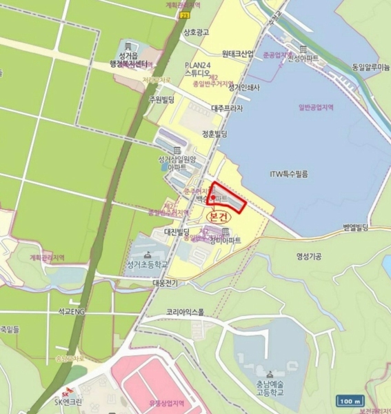 2025타경500 충청남도 천안시 서북구 천흥4길 6-1, 성거백승아파트단지내상가 106동 1층 101호외3개호 근린상가 경매 이미지