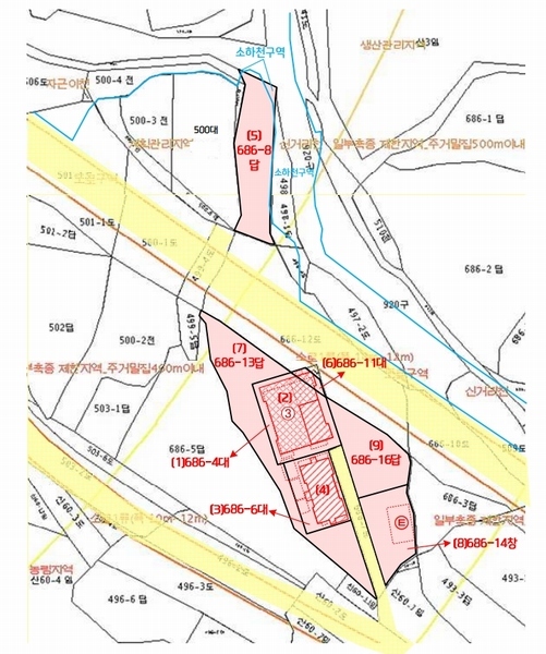 2025타경301 경상남도 함양군 서상면 중남리 686-14 농지 경매 이미지