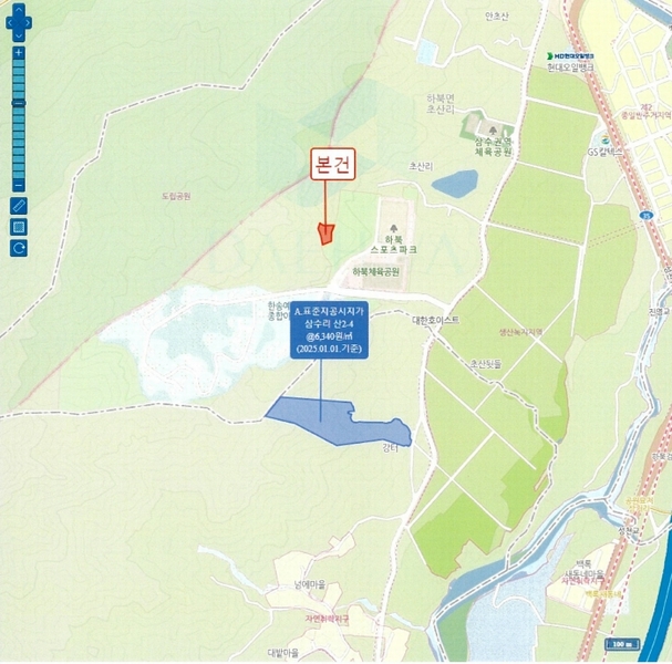 2025타경11660 경상남도 양산시 하북면 초산리 455-21 임야 경매 이미지