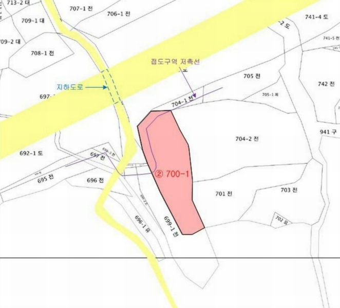 2025타경50124 전라남도 해남군 황산면 원호리 700-1 농지 경매 이미지
