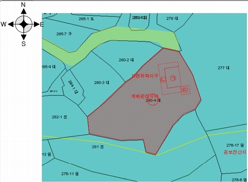 2025타경51492 전라남도 영암군 덕진면 용산리 280-4 대지 경매 이미지