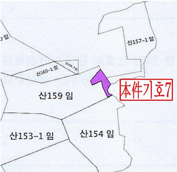 2025타경20377 충청남도 논산시 은진면 시묘리 산159-1 임야 경매 이미지