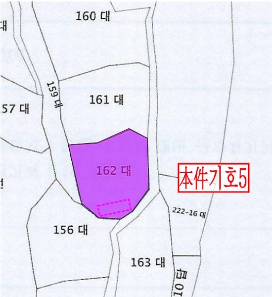 2025타경20377 충청남도 논산시 은진면 시묘리 162 대지 경매 이미지