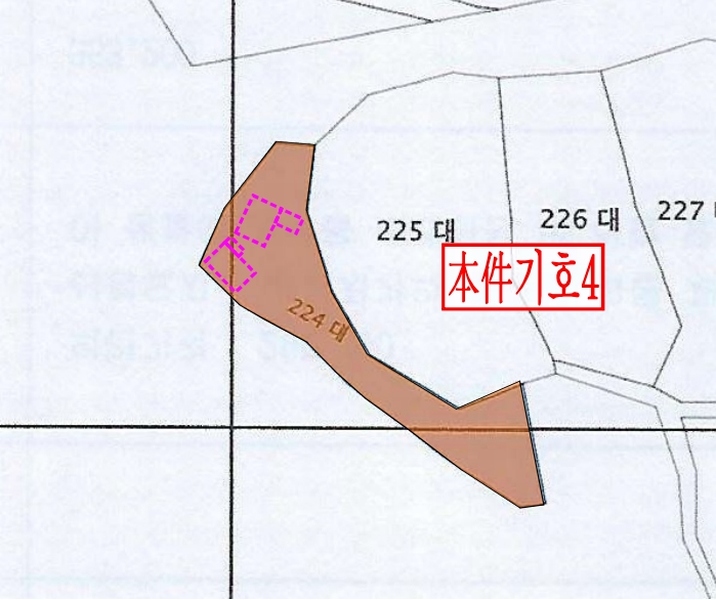 2025타경20377 충청남도 논산시 은진면 시묘리 224 대지 경매 이미지