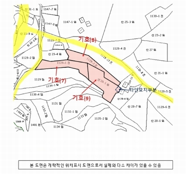 2025타경864 경상남도 남해군 설천면 문항리 1129-1 임야 경매 이미지