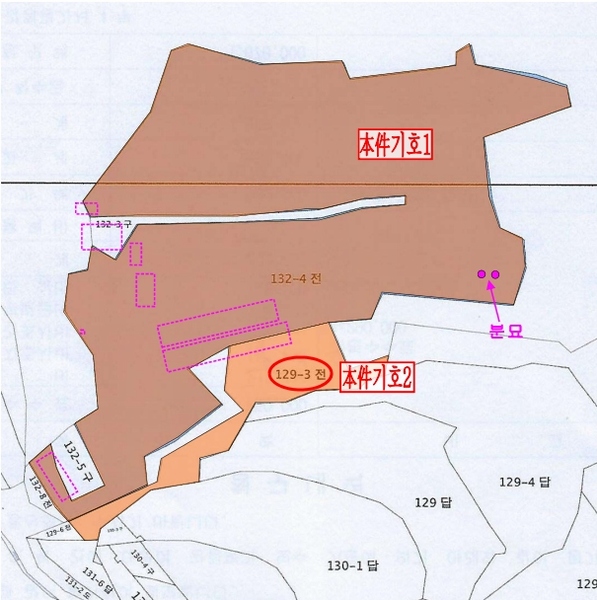 2025타경20377 충청남도 논산시 은진면 시묘리 129-3 농지 경매 이미지