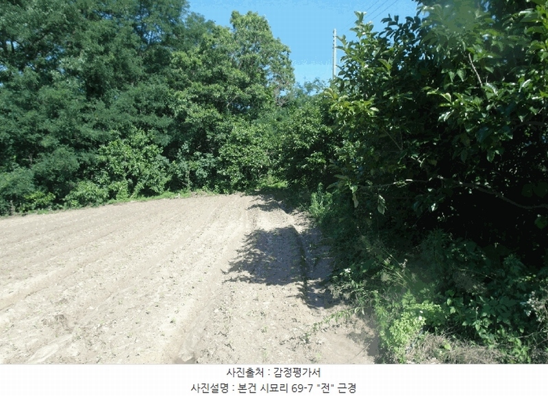 2025타경20377 충청남도 논산시 은진면 시묘리 69-7 임야 경매 이미지