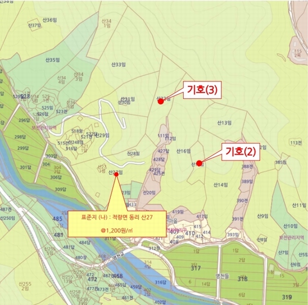 2025타경31211 경상남도 하동군 적량면 동리 산15 임야 경매 이미지