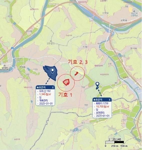 2025타경31235 경상남도 산청군 생비량면 화현리 1406 농지 경매 이미지