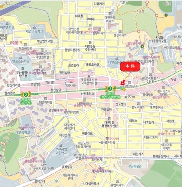 2024타경5177 부산광역시 남구 못골로 98, 대연엘리시아 10층 1003호 오피스텔[계약13평형] 경매 이미지