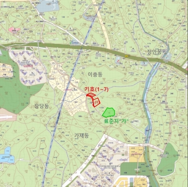 2025타경642 경기도 평택시 가재동 378-10 임야 경매 이미지