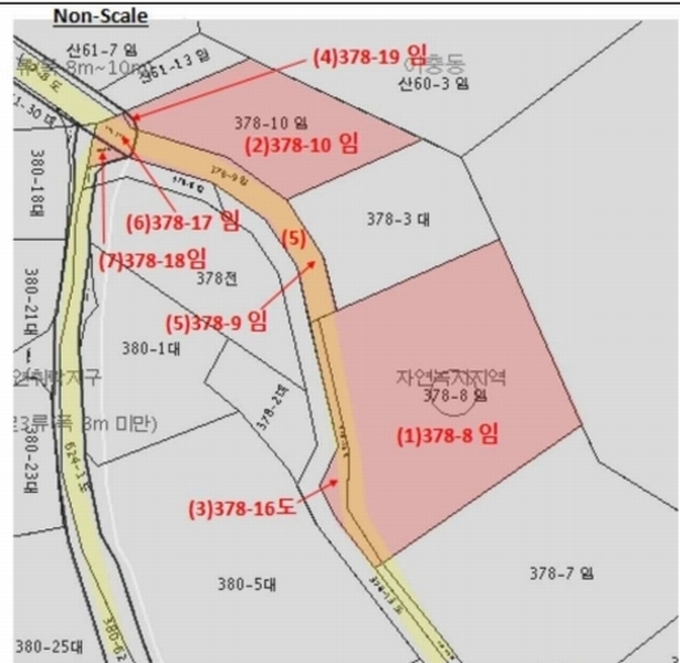 2025타경642 경기도 평택시 가재동 378-10 임야 경매 이미지