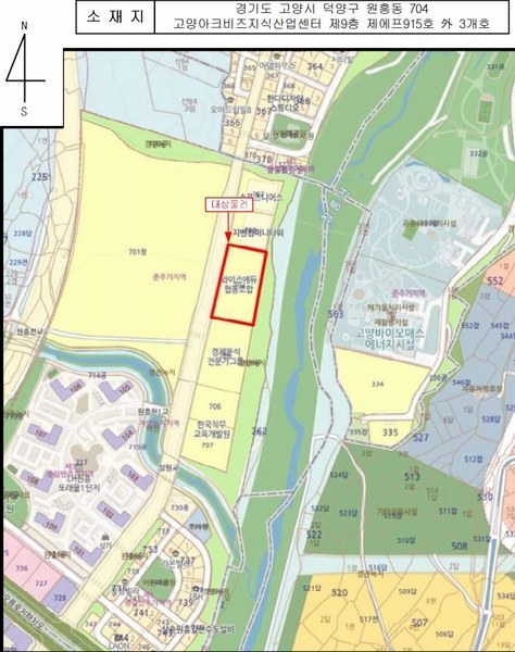 2025타경6802 경기도 고양시 덕양구 삼원로 63, 고양아크비즈지식산업센터 9층 에프916호 아파트형공장 경매 이미지