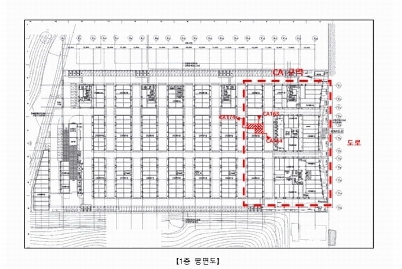 2025타경52026 경기도 안산시 단원구 산단로 325, 리드스마트스퀘어지식산업센터 1층 씨에이-163호 근린상가 경매 이미지