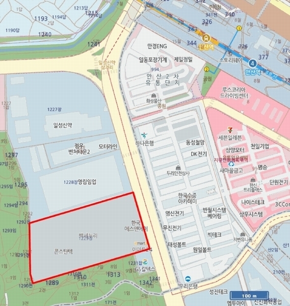 2025타경52026 경기도 안산시 단원구 산단로 325, 리드스마트스퀘어지식산업센터 1층 씨에이-174호 근린상가 경매 이미지