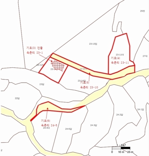2023타경3464 경기도 여주시 대신면 옥촌리 24-5 도로 경매 이미지