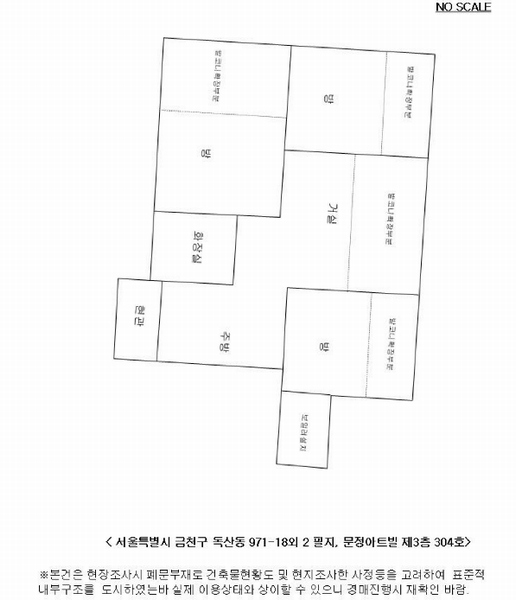 2025타경11906 서울특별시 금천구 시흥대로148길 68-9, 문정아트빌 3층 304호 다세대(빌라) 경매 이미지