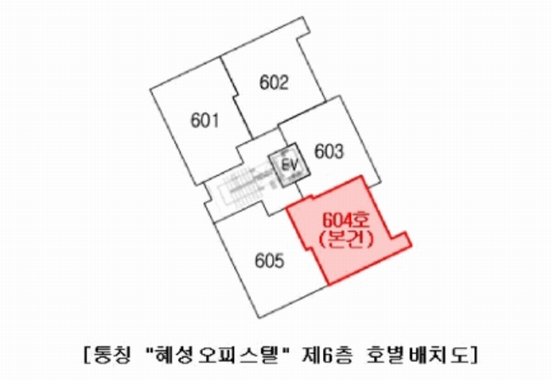 2025타경11928 서울특별시 양천구 남부순환로 323, 혜성오피스텔 6층 604호 오피스텔 경매 이미지