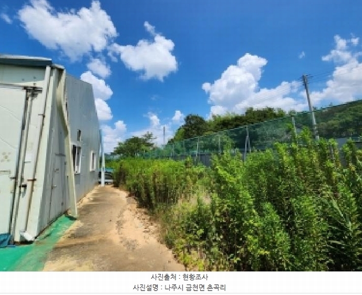 2025타경33463 전라남도 나주시 금천면 촌곡리 304-10 공장 경매 이미지
