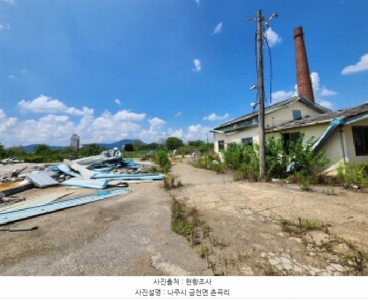 2025타경33463 전라남도 나주시 금천면 촌곡리 304-10 공장 경매 이미지