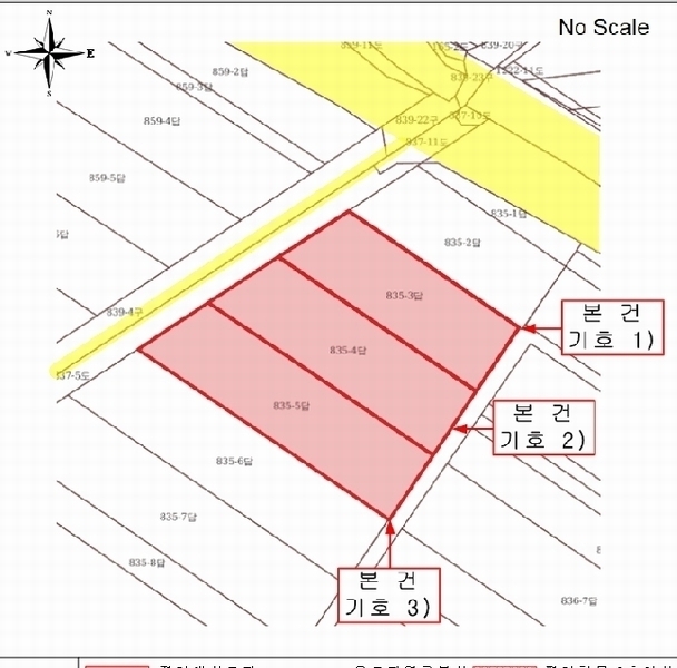 2025타경34366 광주광역시 남구 이장동 835-3 농지 경매 이미지