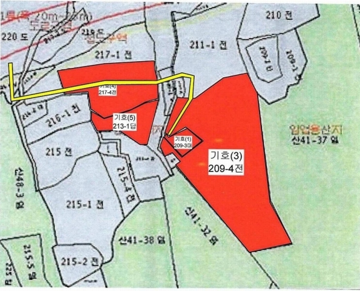 2024타경54068 전라남도 완도군 군외면 황진리 209-3 주택 경매 이미지