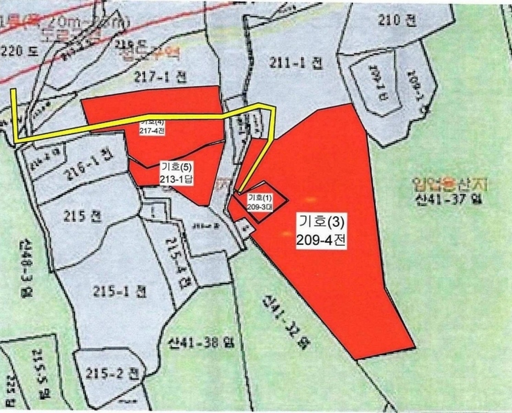 2024타경54068 전라남도 완도군 군외면 황진리 217-4 농지 경매 이미지