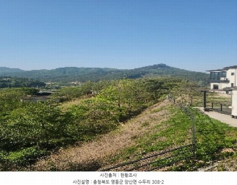 2025타경70 충청북도 영동군 양산면 수두리 308-2 농지 경매 이미지