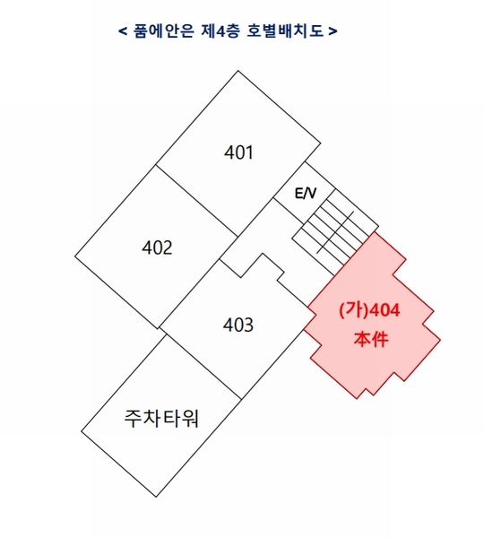 2024타경59260 부산광역시 동래구 온천천로 3, 품에안은 4층 404호 오피스텔[계약12평형] 경매 이미지