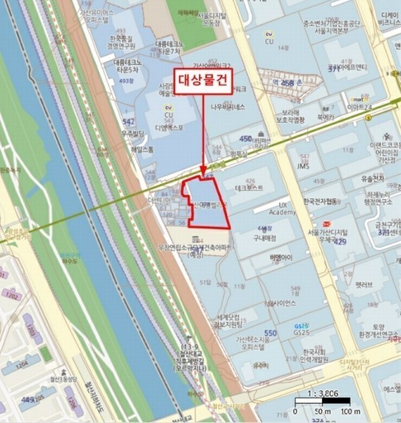 2024타경134428 서울특별시 금천구 가산디지털2로 127-33, 가산대명벨리온 12층 1205호 오피스텔[계약12평형] 경매 이미지