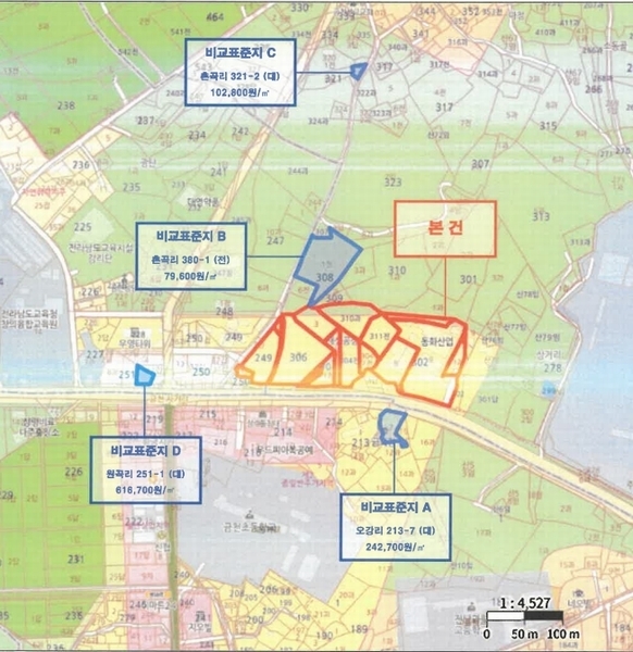 2025타경33463 전라남도 나주시 금천면 원곡리 249 공장 경매 이미지