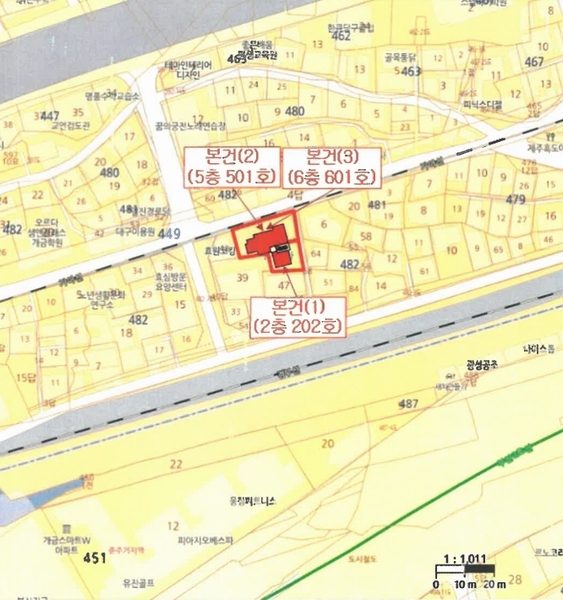 2025타경1206 부산광역시 부산진구 백양대로357번길 92, 형제빌라 6층 601호 오피스텔 경매 이미지