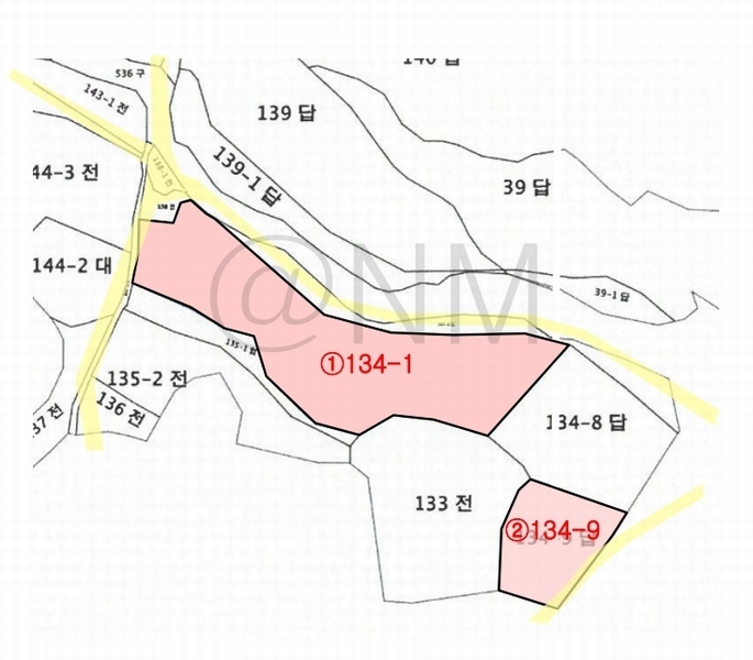 2025타경502886 세종특별자치시 전의면 양곡리 134-9 농지 경매 이미지