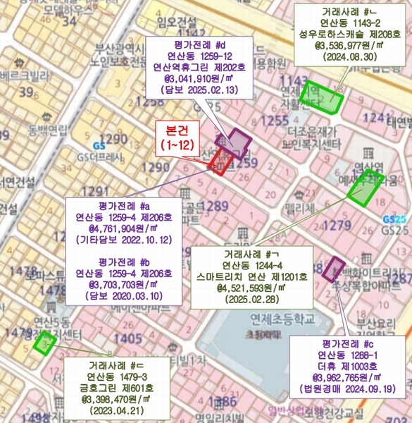 2025타경21852 부산광역시 연제구 거제천로146번길 31, 라이크이즈이즈 6층 605호 오피스텔 경매 이미지