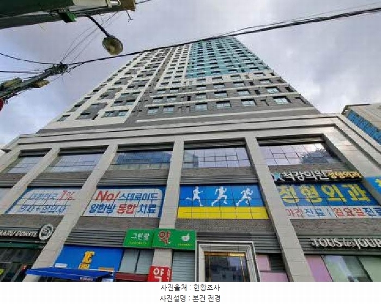 2025타경159 부산광역시 부산진구 중앙대로 797, 삼정그린코아더시티 16층 1620호 오피스텔 경매 이미지