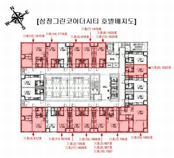 2025타경159 부산광역시 부산진구 중앙대로 797, 삼정그린코아더시티 7층 709호 오피스텔 경매 이미지