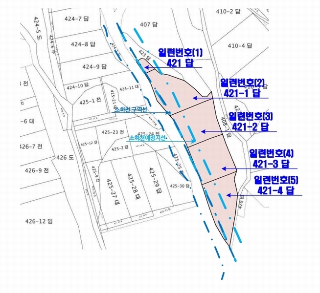 2025타경535 충청남도 당진시 송악읍 중흥리 421 농지 경매 이미지