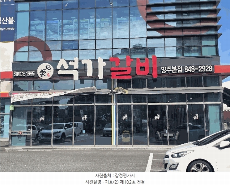 2025타경73144 경기도 양주시 부흥로 2119, 주건축물 1동 1층 102호 근린상가 경매 이미지