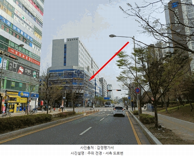 2025타경1101 경기도 수원시 권선구 호매실로104번길 24-43, 호매실중앙파크뷰주건축물 1동 5층 505호 근린상가 경매 이미지