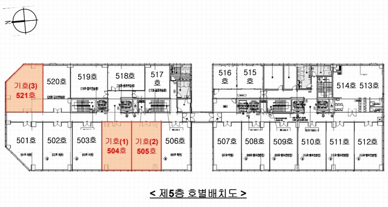 2025타경1101 경기도 수원시 권선구 호매실로104번길 24-43, 호매실중앙파크뷰주건축물 1동 5층 505호 근린상가 경매 이미지