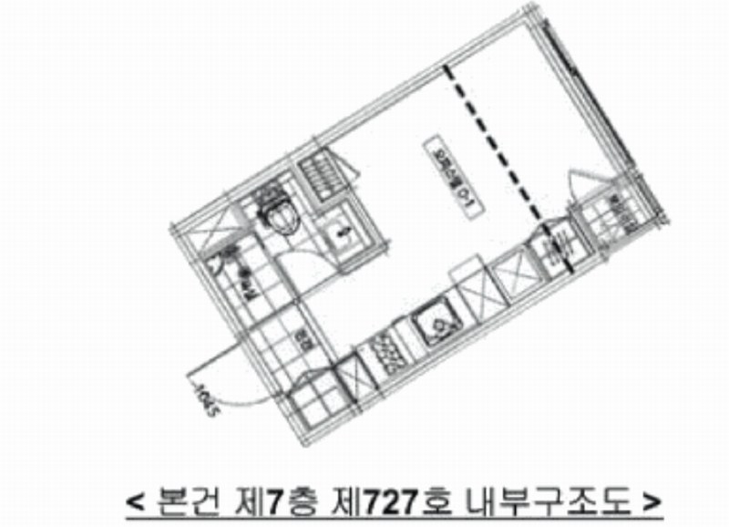 2025타경11916 서울특별시 금천구 디지털로12길 15, 비즈트위트 바이올렛 5차 7층 727호 오피스텔[계약8평형] 경매 이미지