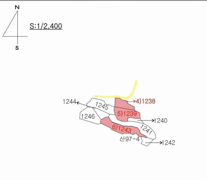 2025타경955 경상북도 청도군 매전면 하평리 1238 농지 경매 이미지