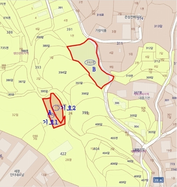 2025타경56217 경기도 화성시 남양읍 안석리 산82 임야 경매 이미지