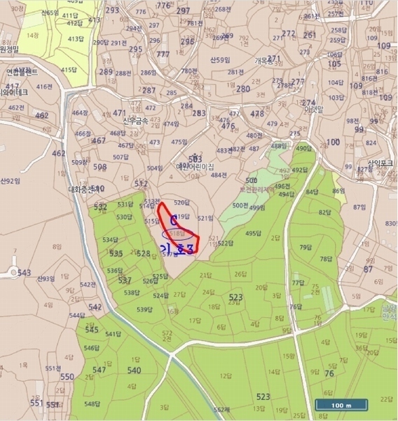 2025타경56217 경기도 화성시 남양읍 안석리 518 농지 경매 이미지