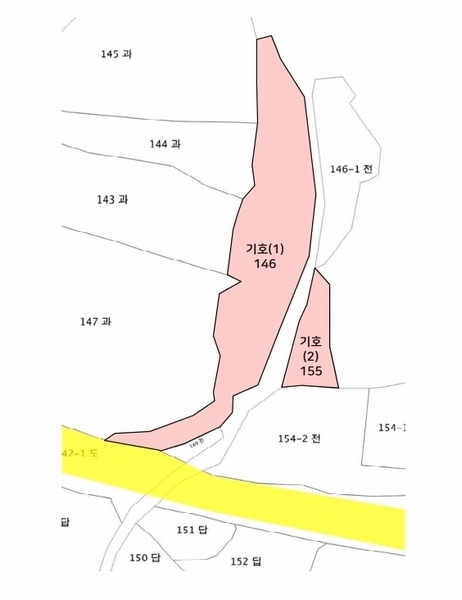 2025타경2708 충청북도 괴산군 감물면 구월리 155 농지 경매 이미지