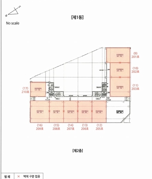 2023타경1137 충청남도 공주시 신금1길 83, 구분건물 1동 2층 205호외4개호 근린상가 경매 이미지