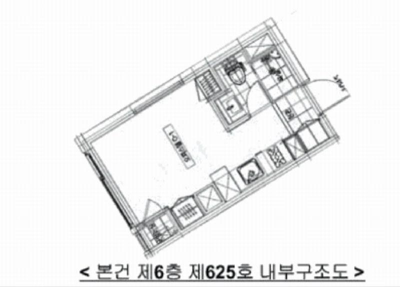 2025타경11916 서울특별시 금천구 디지털로12길 15, 비즈트위트 바이올렛 5차 6층 625호 오피스텔[계약8평형] 경매 이미지