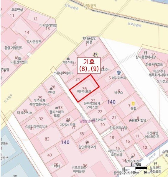 2025타경9697 서울특별시 금천구 가산동 140-76 오피스텔 경매 이미지