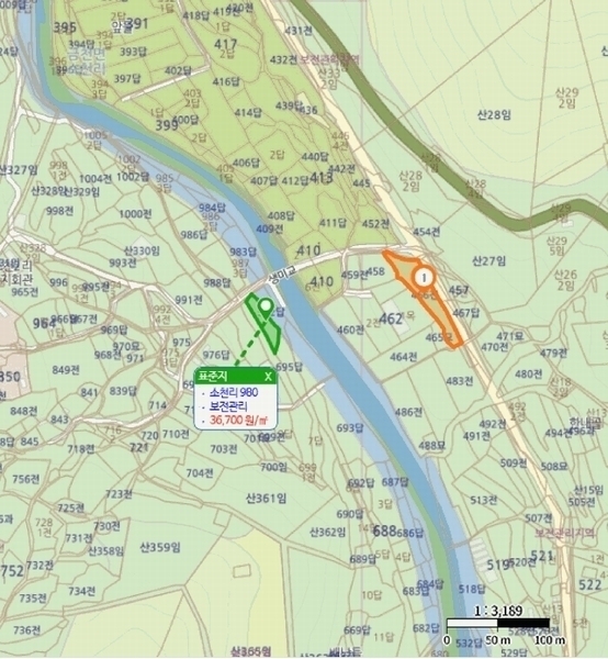 2025타경8926 경상북도 청도군 금천면 소천리 466 농지 경매 이미지